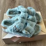 Birkenstock  Free People Papillio Sandals Womens 39 US 8 Sherpa Big Buckle Blue Photo 5