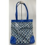 Vera Bradley  Everything Nice Tote in‎ Blue Lagoon Frill Nylon Purse Shoulder Bag Photo 3