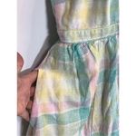 Old Navy  Women's Spaghetti Strap Tie Front Plaid Mini Dress Multicolor Size Larg Photo 5