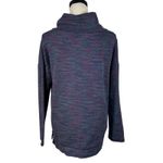 Talbots T by Medium Jacket Pullover Cowl Neck Long Sleeves Stretch Geometric Photo 4