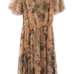 Candalite  Floral Tulle Midi Dress Photo 0