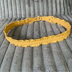 Coldwater Creek  Ruffled Leather Belt Tan Size M Boho Western 80s Cottagecore Photo 2