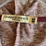 Chance or Fate Oversized So Soft Hoodie Sweater Heather Violet Maroon Purple New Womens XS Photo 6