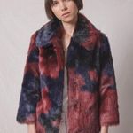 ABS Allen Schwartz Allen Schwartz Fur Jacket, Burgundy, Black, Navy Size L New w/Tag $430 Photo 3