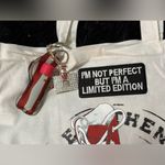 Handmade I’m not perfect but I’m limited edition‎ tote Photo 3