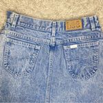 Lee Vintage Retro Light Stone Wash Knee-Length Denim Skirt Photo 1