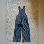 Levi's  Denim Wide Leg Overalls Sz 30 in Blue Photo 4