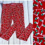 Tipsy Elves  Womens Christmas String Light Leggings Size Medium Spandex Blend Photo 1