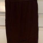 Derek Heart  Asymmetrical Brown Skirt Photo 0