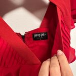 Nasty Gal top! Red crop top! Dress casual cold shoulder halter top size small! Photo 2