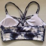 JoyLab  blue white tie dye padded athletic sports bra, size XS Photo 1