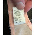 Mary Jane Bra Womens 34D Blush Pink Unlined Underwire Lace Made in USA Style 75 Size undefined Photo 5