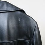 Cabela's Vintage 90s Cabela’s Black Leather Blazer Trench Coat Photo 8