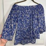 Matilda Jane  Good Hart Canyon Floral Off Shoulder Shirt Blouse Size Medium Photo 6
