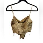 Silence + Noise Nwt Drape Neck Corset Blouse Photo 2