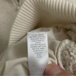 Athleta Talus teddy Sherpa half zip pull over cream sweatshirt L Photo 8