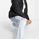 Topshop NWT $125 tie waist padded jacket with faux-fur hood in khaki sz 2 Photo 11