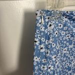 Romwe Blue Flower Patterned Skirt Photo 3