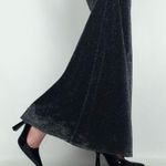 Vintage Shimmer Sleeveless Maxi Dress in Black | Size S Photo 6