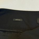 Talbots  Heritage Black Flat Front Ankle Crop Pants Side Slit Size 14p Workwear Photo 9