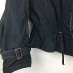 Adrienne Vittadini Dark Blue Zip Up Cropped Jacket M Photo 4