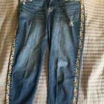 Knox Rose Embroidered Jean Mid Rise 8 Photo 0