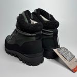 Hunter  Explorer Mid Lace Leather Trekking Boots in Olive/Black Photo 3