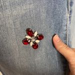 Juicy Couture Black label Flower Power embellished skinny jeans size 26 Photo 4