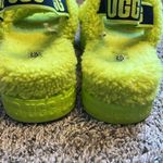 UGG  Oh Fluffita Shearling Slingback Sandal/Slipper Women’s Size 11 in Key Lime Photo 1
