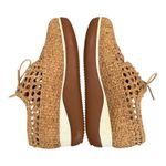 Donald‎ Pliner Women's Lillo Woven Cork Platform Sneakers Size 8 Neutral Shoe Tan Photo 4