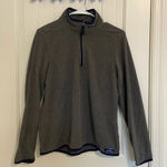 EUC | L.L. Bean women’s gray soft brushed fitness fleece zip jacket — medium Photo 0