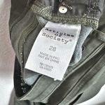 Articles of Society | Dark Green Ankle Skinny Jeans Raw Hem High Rise | Size 28 Photo 6
