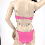 Monica Hansen Beachwear Shine Like A Diamond Pink Azalea Bikini Set Photo 3