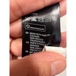 H&M Womens  Viscose Band-Collar Blouse 4 Navy Officewear Business Casual Photo 4