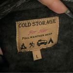 COLD STORAGE | Vintage Heather Gray Outdoor Fleece Full Zip Vest Size L Size L Photo 4