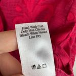 Coldwater Creek Floral Burnout Button Up Shirt Sz PXL Fuchsia Romantic Textured Photo 7