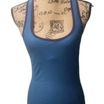 Nike Dri Fit Tank Top Women's Medium Razor Back Teal Photo 0