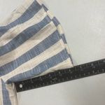 Love In Women’s Off/On Shoulder Top Blue & White Striped Size Small Oversized Photo 7