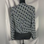 Romeo + Juliet Couture Women’s Navy Cat Print Shoulder Pads Jacket Blazer S NWT Photo 2