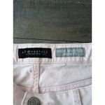 Aeropostale  Women's Pink High Waisted Double Button denim‎ shorts size 10 Photo 4