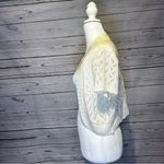 Yarn Arts Women’s Cropped Cardigan Cream Short Sleeve Knit Open Front Size undefined Photo 1