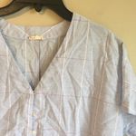 Hem & Thread  small blue crop top Photo 2