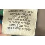 Dress Barn XL Vintage Knit Blouse Blue Green Striped Short Sleeve Boho Casual Photo 10