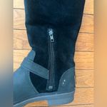 UGG  Thomsen Black Suede Knee-High Shearling Lined Winter Boots in Black.  Size 6 Photo 3