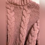 Altar'd State NWT Altar State Nostalgia Rose Pink Cropped Sweater Size S Boxy Fit Photo 6