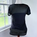 Champion  Black Mesh Workout Shirt Womans Size Small Activewear Athlete Gym Photo 4