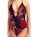 Ted Baker  Jusia Juxtapose Rose One Piece Swimsuit Photo 0