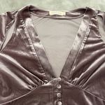 Makers of Dreams 🩷NWOT 
Victorian Velvet Cut Out Bodysuit, Large Photo 2