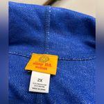 Ruby Rd Stylish Blue Cowl Neck Sweater Size 2X Photo 4