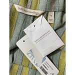 Soft Surroundings Caldera Linen Blend Pants High Waisted Aqua Stripe Size 14 Photo 6